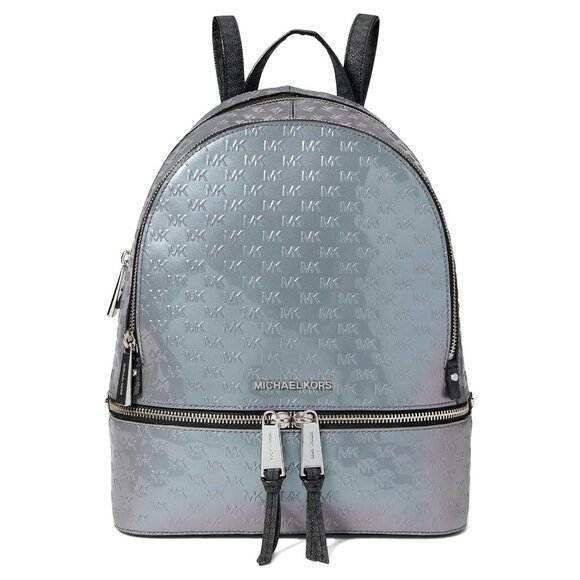 Michael Kors Rhea Medium Backpack – Heather Grey - Picture 1 of 6
